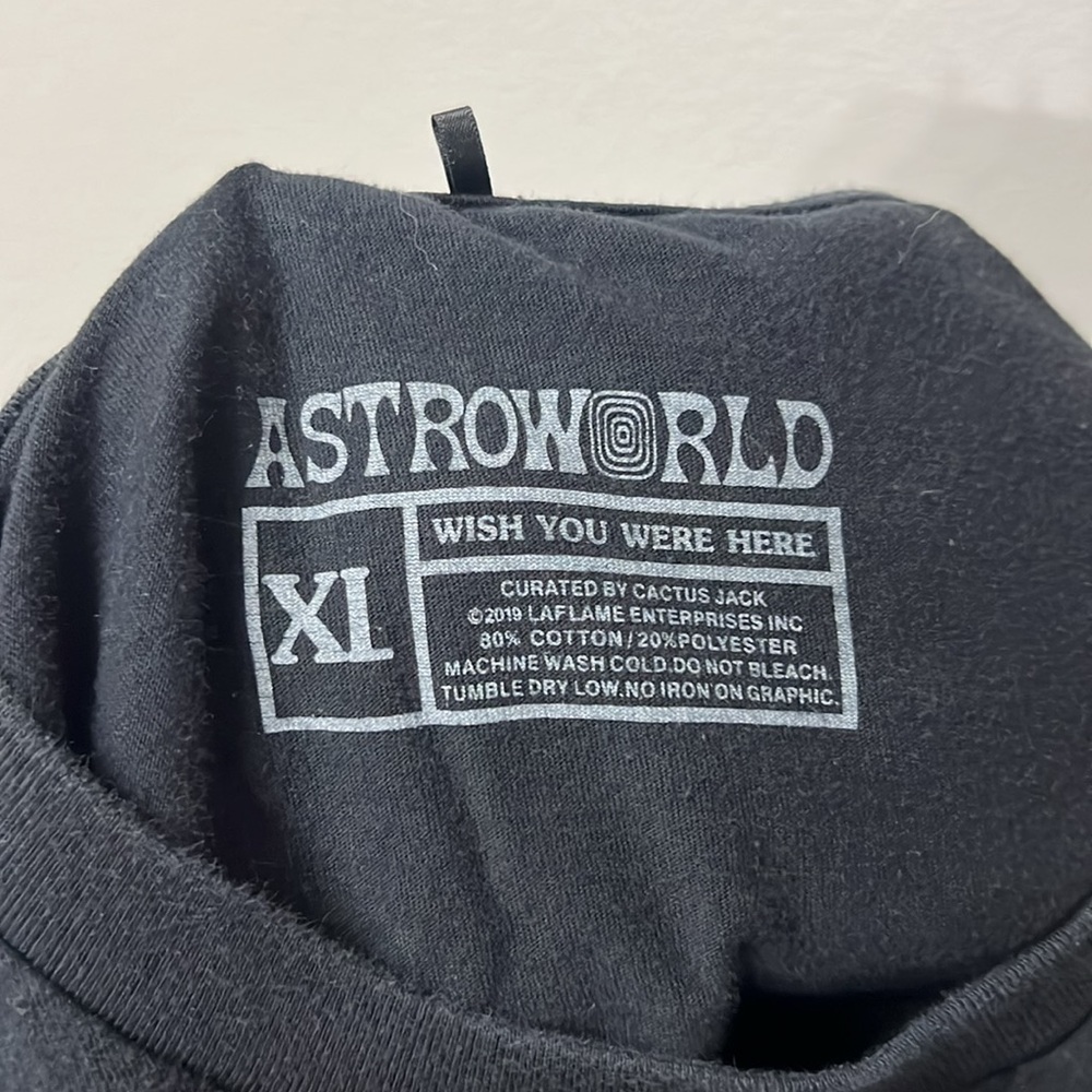 Cactus Jack by Travis Scott Astroworld Staff T-Shirt - Picture 4 of 13